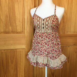 Decree Floral Boho Tank Top – Size M